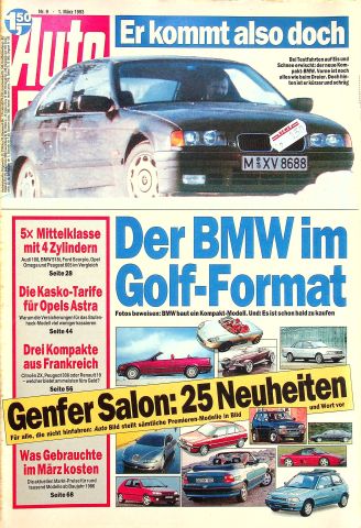 Deckblatt Auto Bild (09/1993)